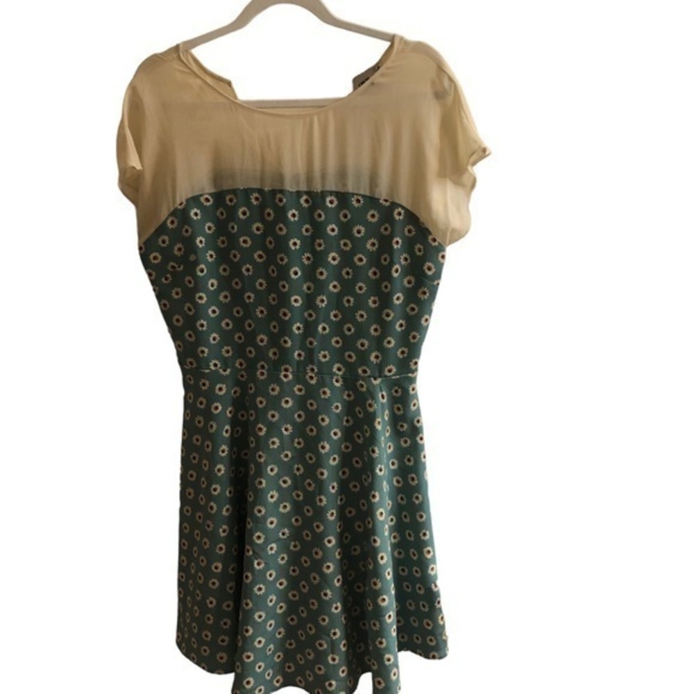 ASOS Ditzy Floral Sleeveless Mini Skater Dress - Picture 2 of 7